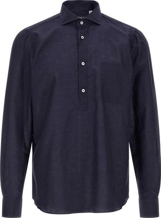 Finamore Blue Porto Blouse