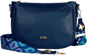 M*BRC M*Brc, Tassen, Dames, Blauw, ONE Size, Leer, Obona Crossbody Bag