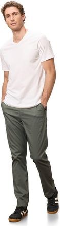 Pact Organic Cotton Mens Softspun Essential V-Neck Tee in White at Nordstrom, Size X-Large