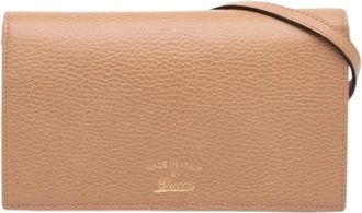 Gucci Pre-owned Cross Body Bags, female, Beige, Size: ONE SIZE Pre-owned Vintage Cross Body Bag