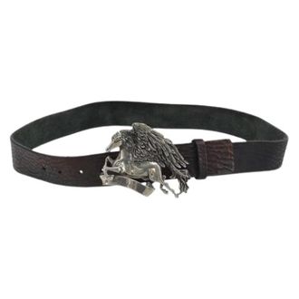 Gucci Pre-owned Belts, female, Brown, Size: ONE SIZE Pre-owned Vintage Leather Belt