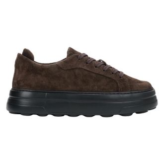Estro & Luminara Chunky Platform Sneakers - Dames - Schoenen - Bruin - Maat: 40 EU Leer