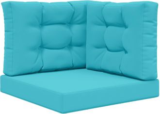 vidaXL Coj&iacute;n Para Sof&aacute; De Exterior Poli&eacute;ster Tuquesa 60 X 60 Cm Vidaxl