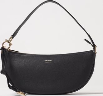 Ferragamo Borsa Hobo Ferragamo in pelle a grana