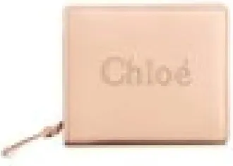 Chlo&eacute; Accessoires, Dames, Roze, ONE Size, Leer, Sense Compact Portemonnee