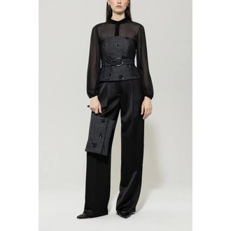 Luisa Cerano Mujer, Pantalones, Negro, Talla: XS