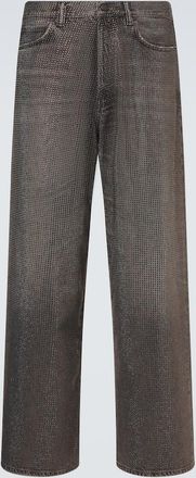 Acne Studios 1981 embellished wide-leg jeans