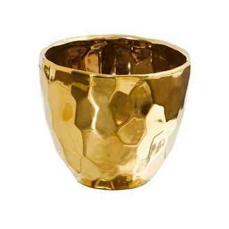 Nearly Natural 6-in Designer Gold Vase at Nordstrom