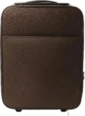 Louis Vuitton Pre-owned Pegase 45 - Heren - Vintage Weekendtas - Bruin - ONE Size - Leer - Vintage