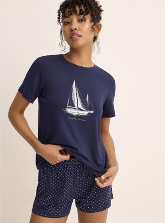 Twik Womens Adorable pattern supple pyjama shorts