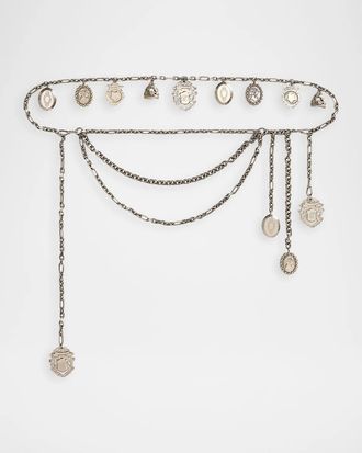 Ralph Lauren Collection Multichain Charm Belt