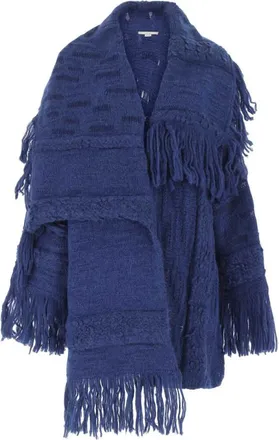 Stella McCartney Electric blue alpaca blend cardigan