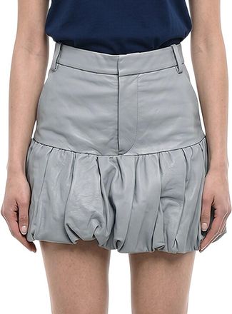 Dsquared2 Grey Bubble Hem Mini Skirt