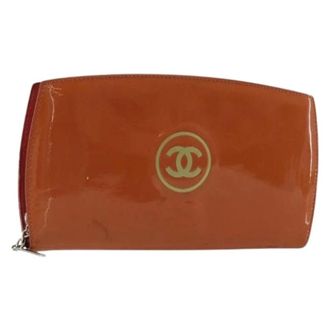 Chanel Pre-owned Wallets, female, Orange, Size: ONE SIZE Pre-owned Vintage Long Wallet