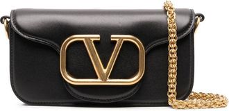 Valentino Garavani Loc&ograve; Small Leather Shoulder Bag