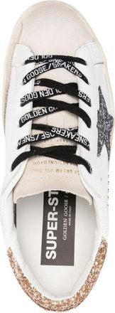 Golden Goose Womens Super-Star Glittered Sneakers Aw26 W