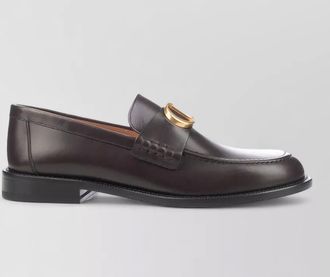 Dior leather loafers