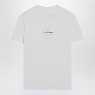 Maison Margiela T-Shirt With Distorted Logo