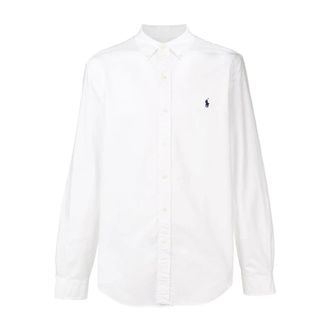 Polo Ralph Lauren Oxford Shirt - Heren - Casual Overhemden - Wit - S - Katoen - Overhemden