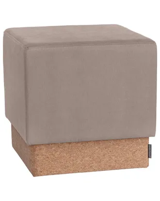 Seville Classics The Vineyard Collection Cork Cube Storage Ottoman