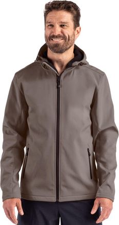 Clique Tempo Recycled Stretch Softshell Mens Hooded Jacket