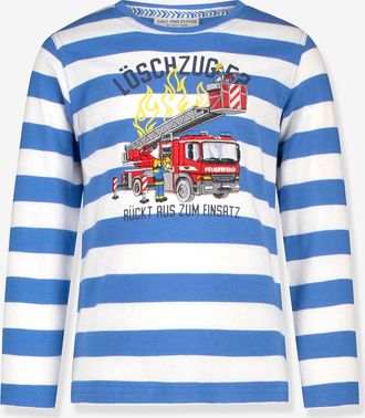 Salt And Pepper Shirt Feuerwehr Jungen SALT AND PEPPER elektrisch blau