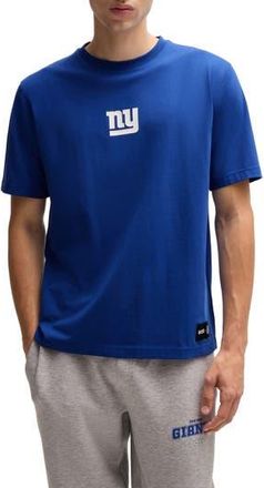 BOSS x NFL Stretch Cotton Graphic T-Shirt in New York Giants - Blue at Nordstrom Rack, Size Xxx-Large