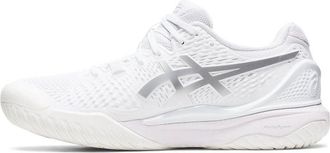 Asics (WMNS) ASICS Gel-Resolution 9 Wide White Pure Silver 1042A226-100