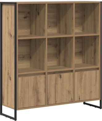 vidaXL Estanter&iacute;a Para Libros 2 Pcs Roble Artesanal 99,5 X 30 X 108 Cm Vidaxl