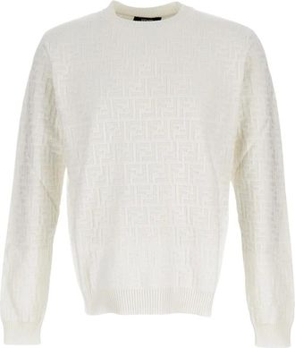 Fendi Hombre, Jerseys, Blanco, Talla: S