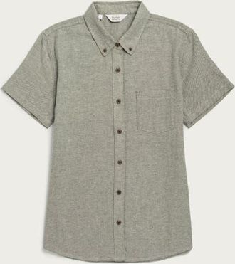 Bridge & Burn Juniper Shirt in Olive Twill at Nordstrom, Size X-Small