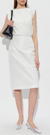 Jil Sander Cotton Top, Womens, White