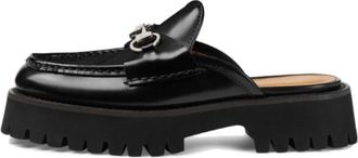 Gucci (WMNS) Gucci Mule with Horsebit Black Leather 764207-DS800-1000