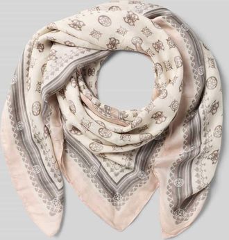 Guess Schal aus reiner Viskose Modell Kefiah in Beige, Gr&ouml;&szlig;e 1