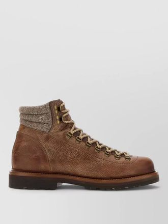 Brunello Cucinelli leather ankle boots