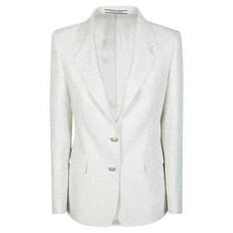 Tagliatore Blazers, female, Gray, Size: M Parigi Paillettes Jacket