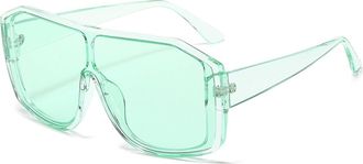 Generic Outdoor Mens And Womens Large Frame Sunglasses Vacation Sports Commuter Sun Glasses(Green)