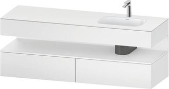 Duravit Qatego Lavabo Encastrado Con Base De Lavabo Consola, - Duravit