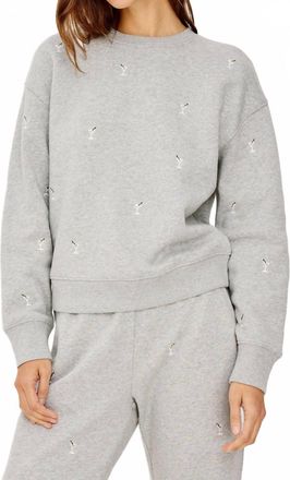 Rails Ramona Martini Sweatshirt In Heather Grey