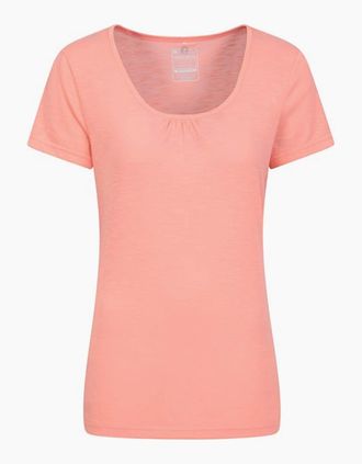 Mountain Warehouse Womens Mountain Warehouse Womens/Ladies Agra T-Shirt - Pink/Orange/Red - Size: 20
