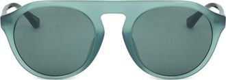 Linda Farrow DRIES VAN NOTEN DVN65 C2 Mens Sunglasses Green Size 54