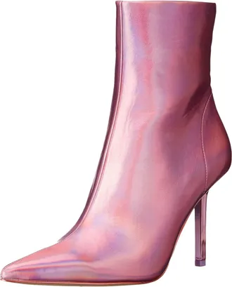 Steve Madden Elysia Bootie Pink Iridescent ELYS05S1-PNK Womens
