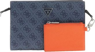 Guess Uomo, Borse, Blu, Taglia unica, new