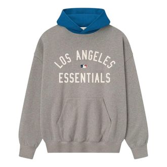 Fear of God FW25 Dodgers Sport Hoodie Concrete Heather Blue Sapphire 192ML252009F