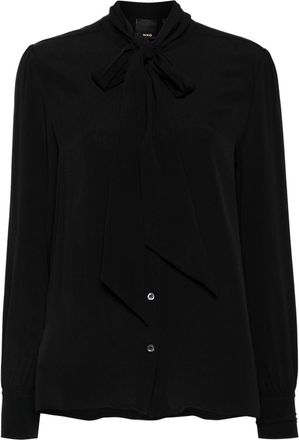 Pinko Cassaforte shirt - women - Silk/Acetate - 40 - Black