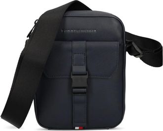 Tommy Hilfiger Borsa messenger mini con fibbia - Blu