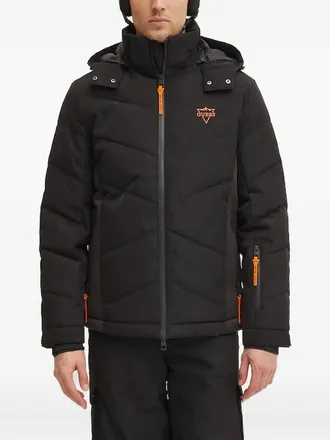 Guess Co quilted ski jacket - Black
