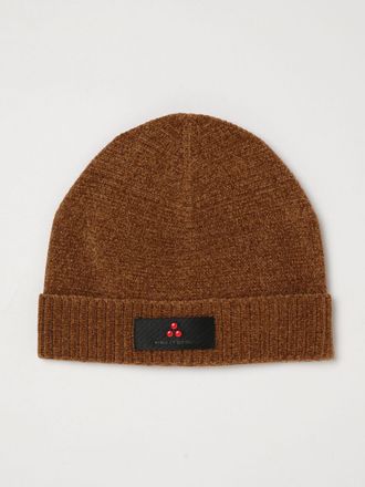 Peuterey Berretto beanie in tessuto tecnico con risvolto e applicazione logo