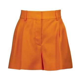Stella McCartney Korte Broeken, Dames, Oranje, S, Tangerine Tailored Shorts