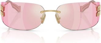 Miu Miu Sunglasses Mua51 S 5 Ak90 Y Gold/Pink Infrared Women